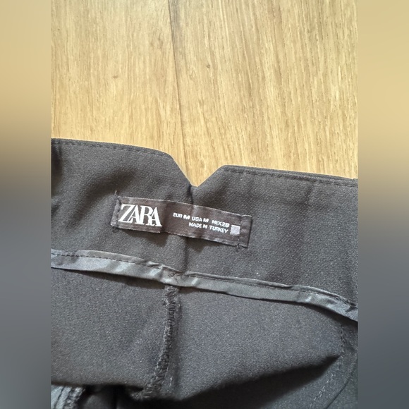NWOT ZARA Pants With a High Waist Black - Picture 8 of 8